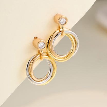 [⭐JeweliWhal]TRINITY ON DIAMOND  EARRINGS
