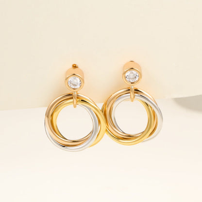 [⭐JeweliWhal]TRINITY ON DIAMOND  EARRINGS