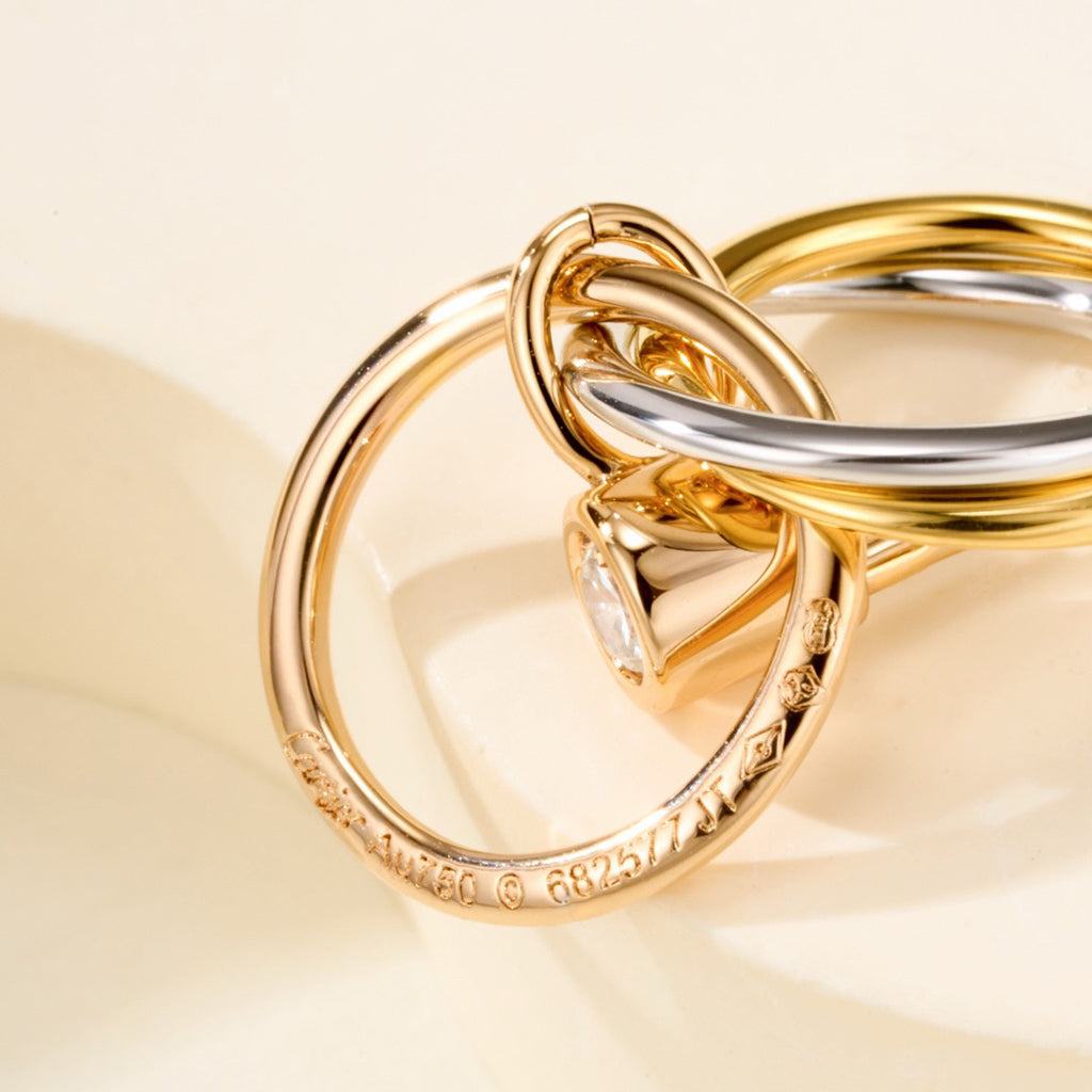 [⭐JeweliWhal]TRINITY ON DIAMOND  EARRINGS