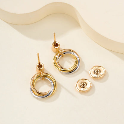 [⭐JeweliWhal]TRINITY ON DIAMOND  EARRINGS