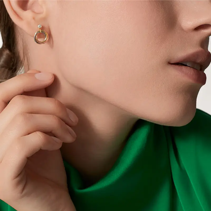 [⭐JeweliWhal]TRINITY ON DIAMOND  EARRINGS