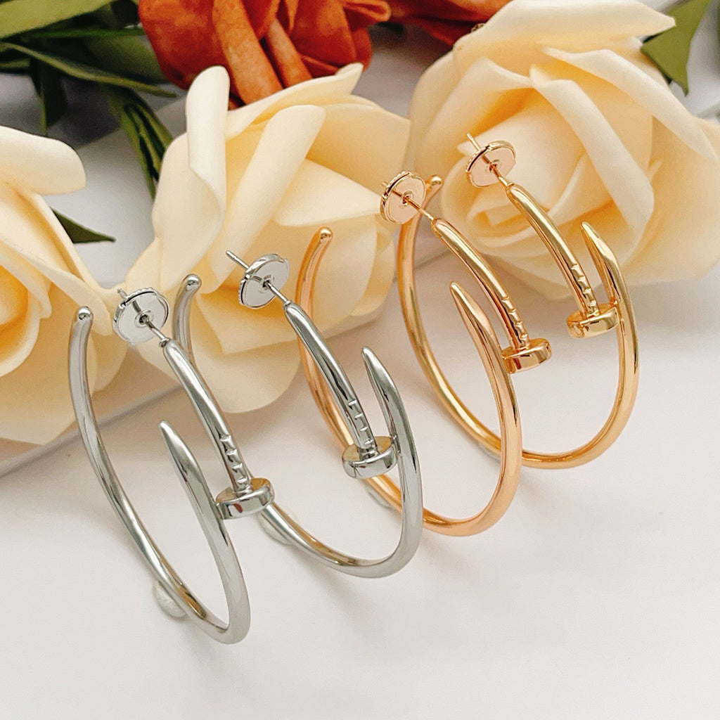 [⭐JeweliWhal]JUSTE NO DIAMOND LARGE EARRINGS