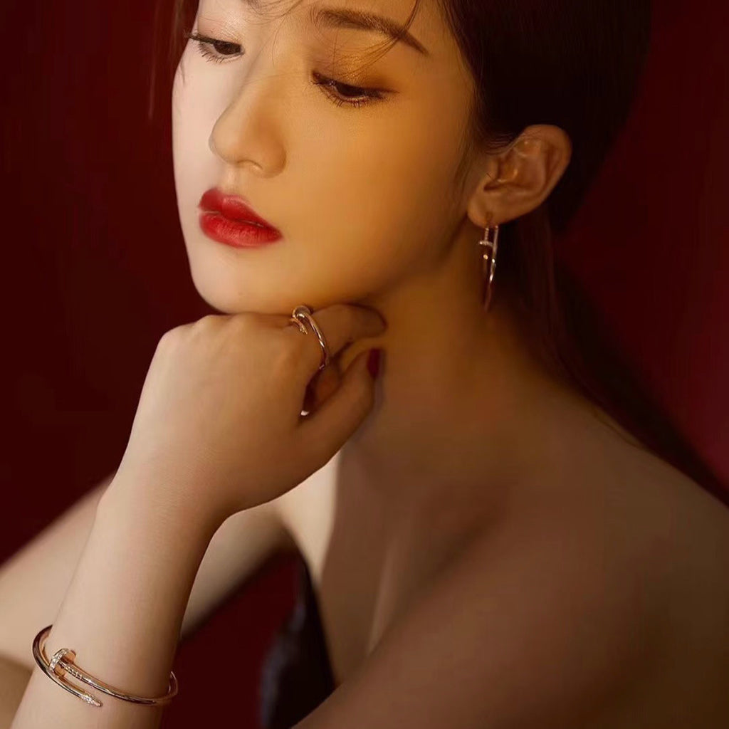 [⭐JeweliWhal]JUSTE NO DIAMOND LARGE EARRINGS