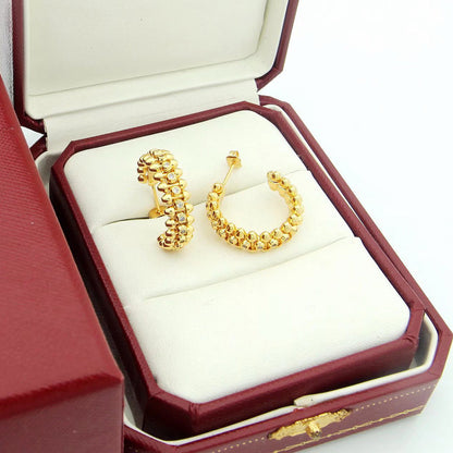 [⭐JeweliWhal]CLASH FULL DIAMOND MEDIUM EARRINGS