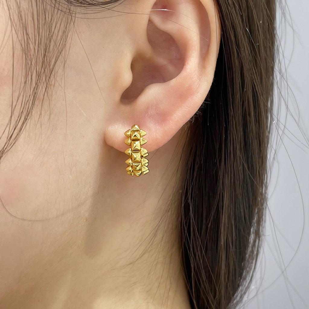 [⭐JeweliWhal]CLASH MINI HOOP EARRINGS