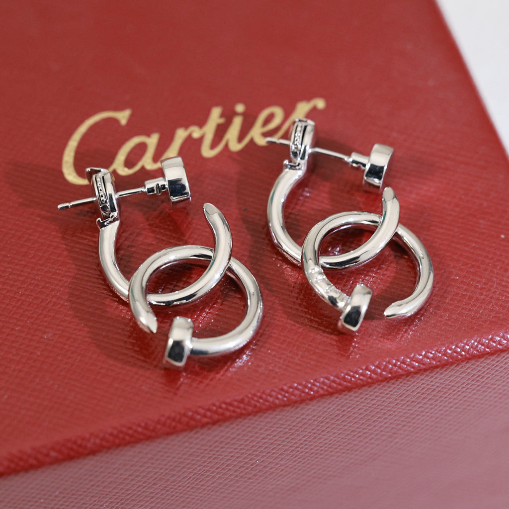 [⭐JeweliWhal]JUSTE NO DIAMOND DOUBLE EARRINGS