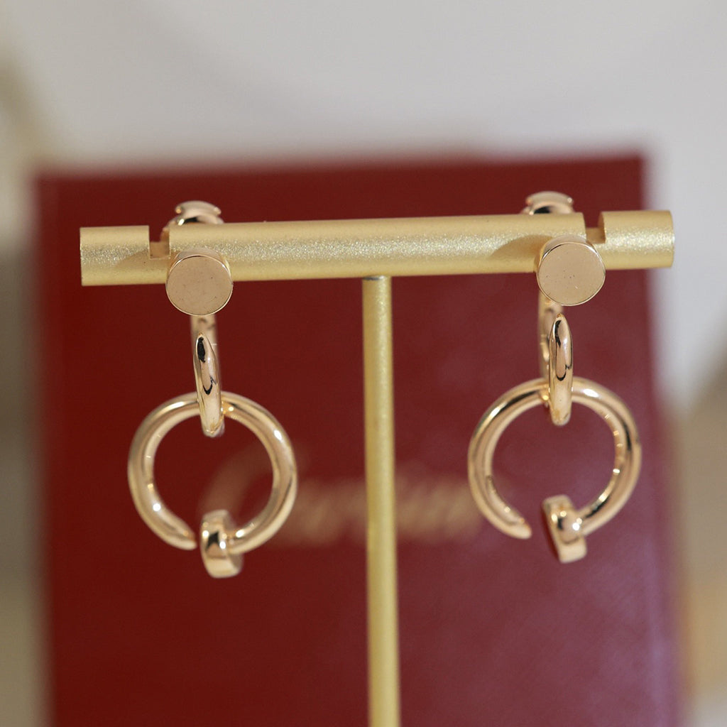 [⭐JeweliWhal]JUSTE NO DIAMOND DOUBLE EARRINGS