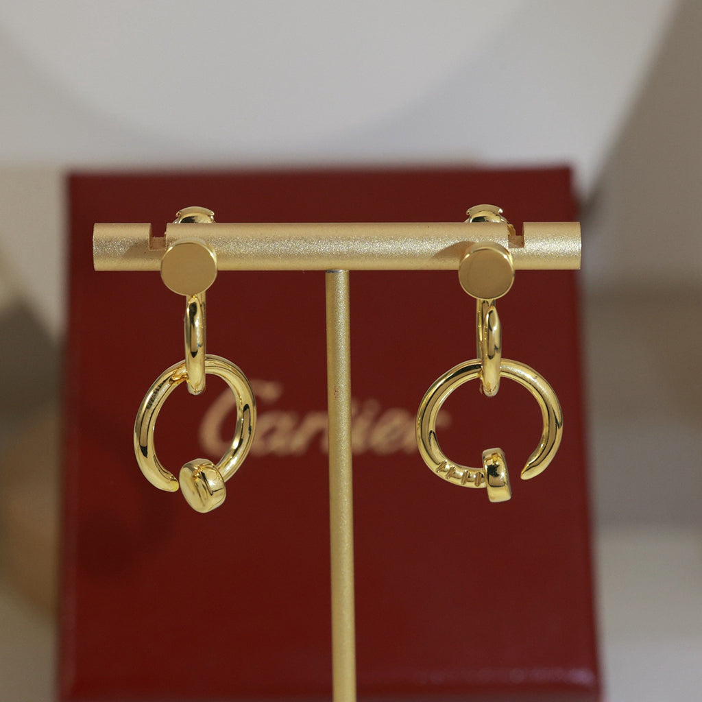 [⭐JeweliWhal]JUSTE NO DIAMOND DOUBLE EARRINGS