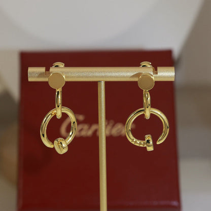 [⭐JeweliWhal]JUSTE NO DIAMOND DOUBLE EARRINGS