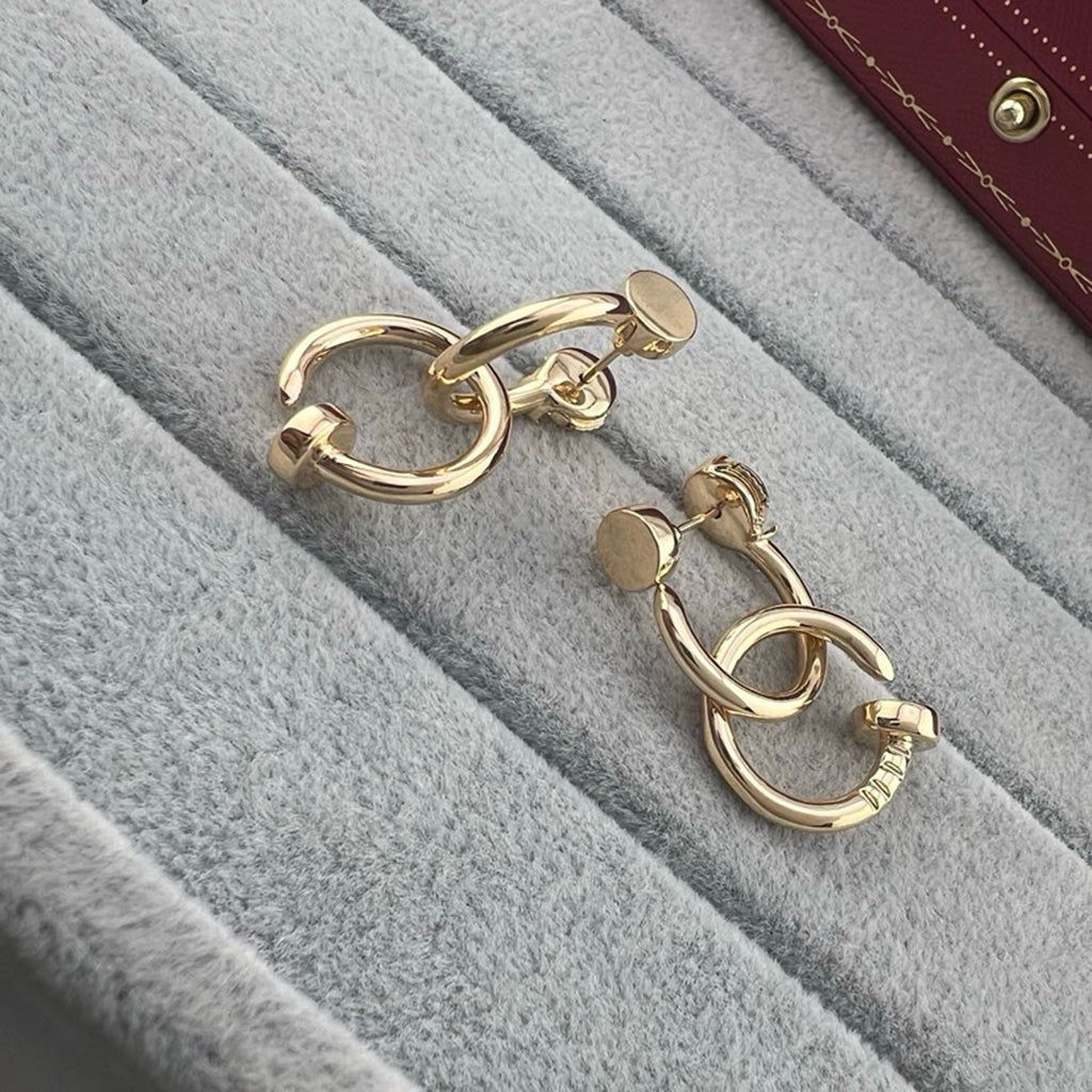 [⭐JeweliWhal]JUSTE NO DIAMOND DOUBLE EARRINGS