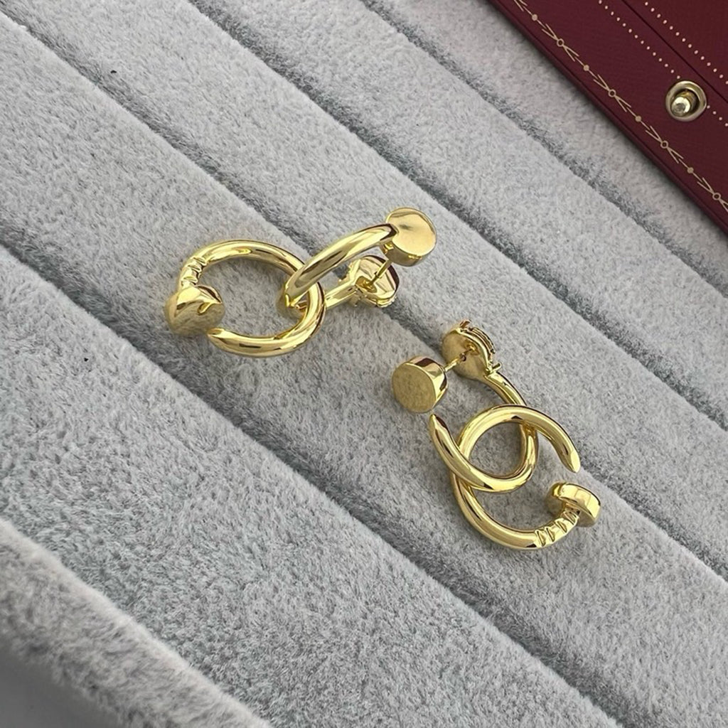 [⭐JeweliWhal]JUSTE NO DIAMOND DOUBLE EARRINGS