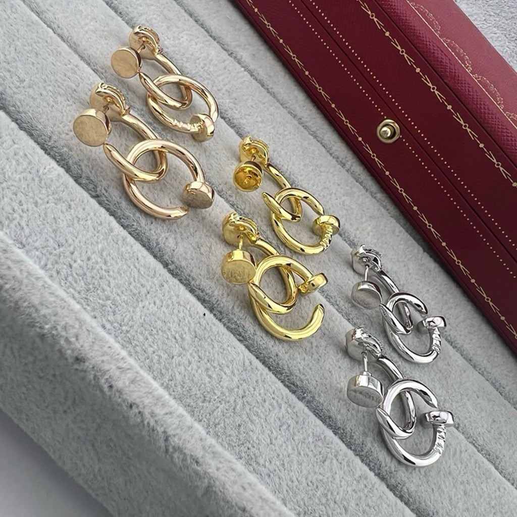 [⭐JeweliWhal]JUSTE NO DIAMOND DOUBLE EARRINGS