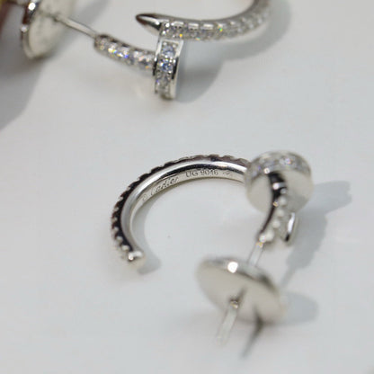 [⭐JeweliWhal]JUSTE FULL DIAMOND DOUBLE EARRINGS