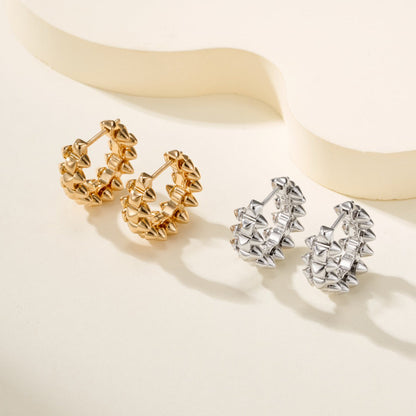 [⭐JeweliWhal]CLASH MINI HOOP EARRINGS