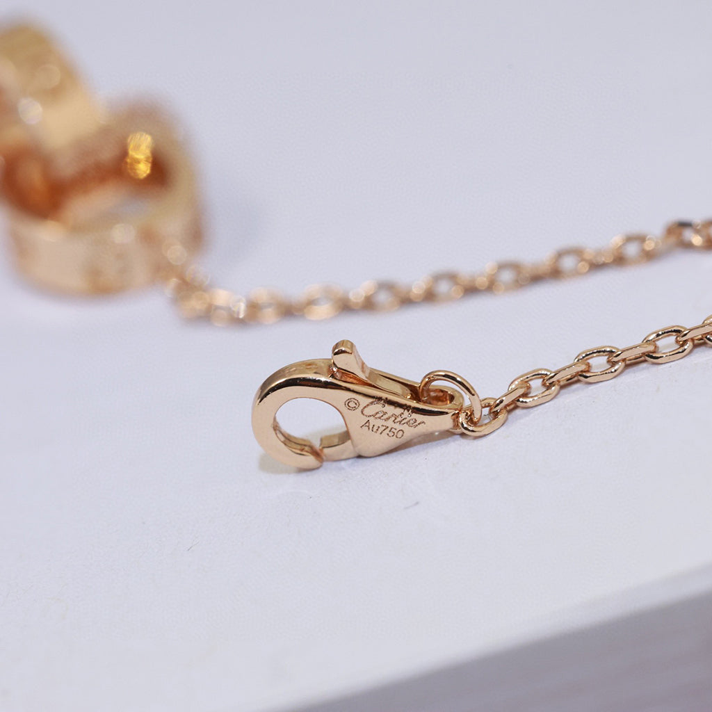 [⭐JeweliWhal]LOVE DOUBLE RING NECKLACE