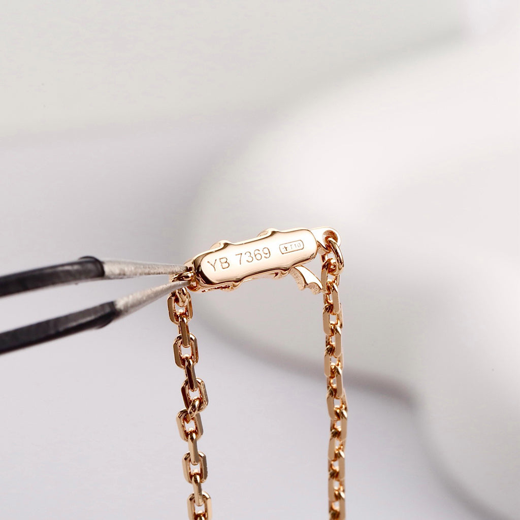 [⭐JeweliWhal]LOVE NECKLACE 16MM  FULL DIAMOND