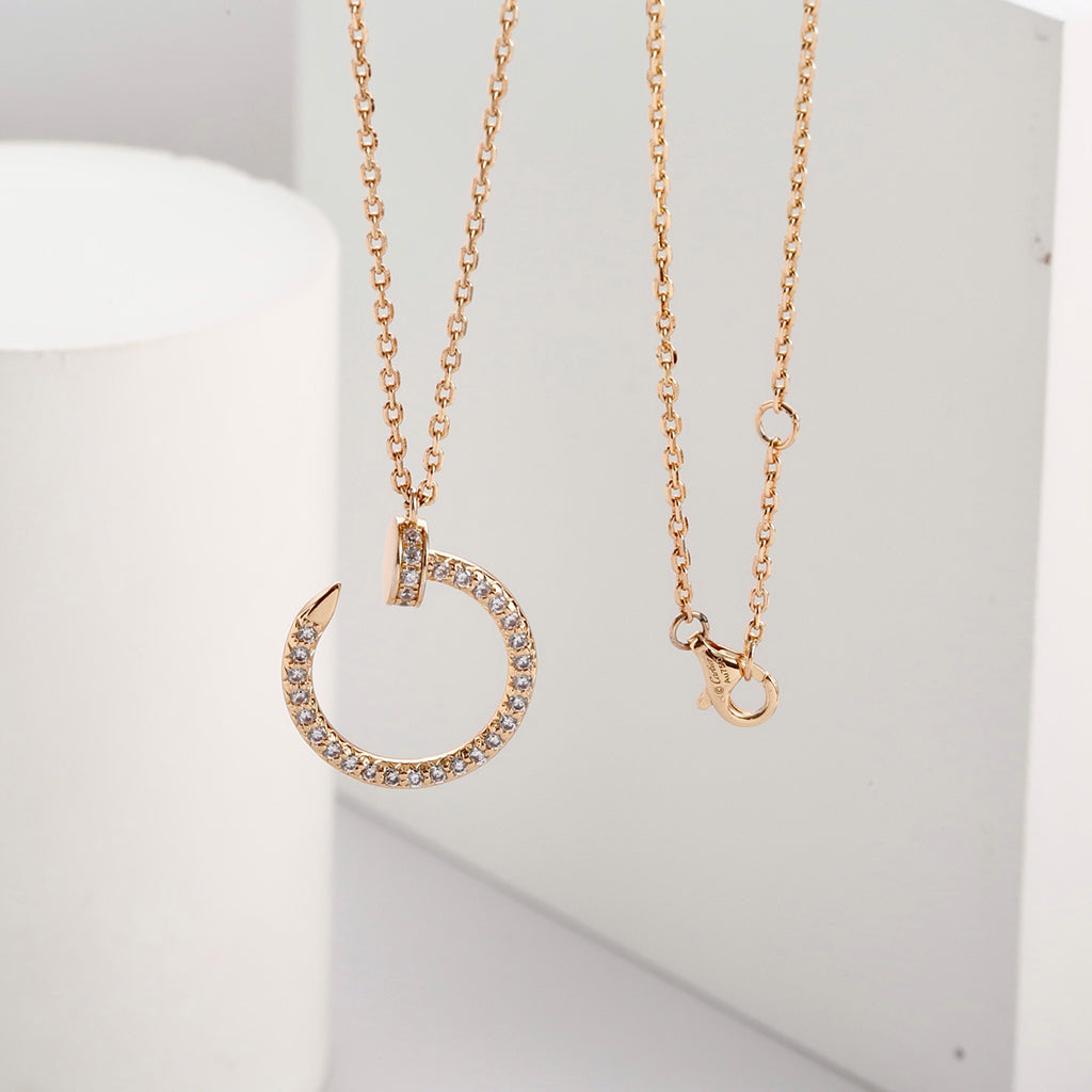 [⭐JeweliWhal]JUSTE NECKLACE FULL DIAMOND