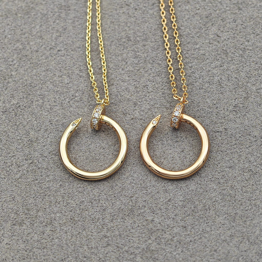 [⭐JeweliWhal]JUSTE NECKLACE HALF DIAMOND