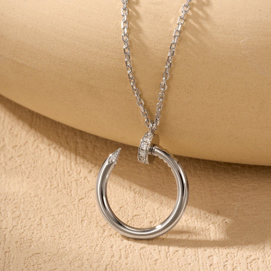 [⭐JeweliWhal]JUSTE NECKLACE HALF DIAMOND