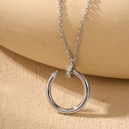 [⭐JeweliWhal]JUSTE NECKLACE HALF DIAMOND