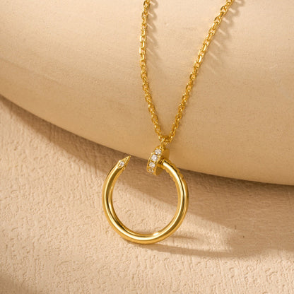 [⭐JeweliWhal]JUSTE NECKLACE HALF DIAMOND