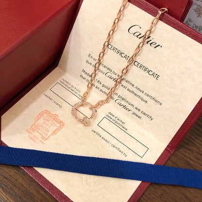 [⭐JeweliWhal]JUSTE NECKLACE FULL DIAMONDS