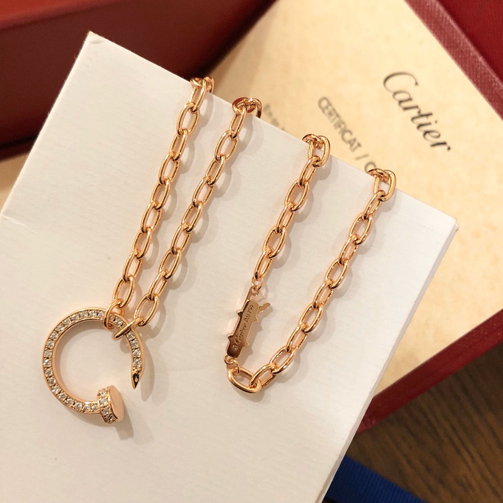 [⭐JeweliWhal]JUSTE NECKLACE FULL DIAMONDS