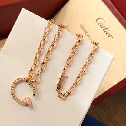 [⭐JeweliWhal]JUSTE NECKLACE FULL DIAMONDS