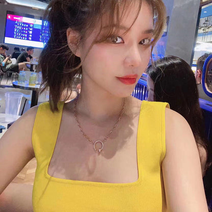 [⭐JeweliWhal]JUSTE NECKLACE FULL DIAMONDS