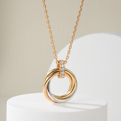 [⭐JeweliWhal]TRINITY MEDIUM  DIAMONDS NECKLACE