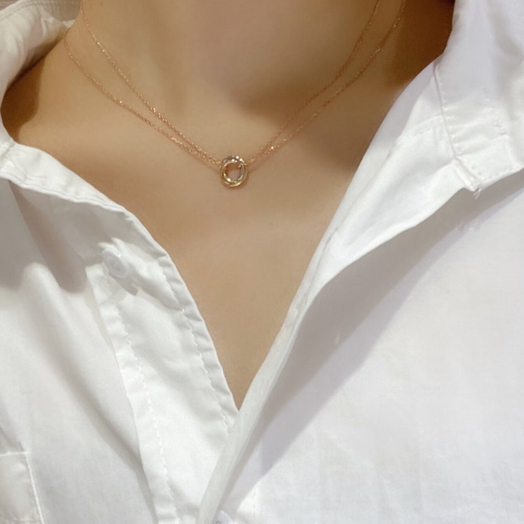[⭐JeweliWhal]TRINITY MINI NECKLACE