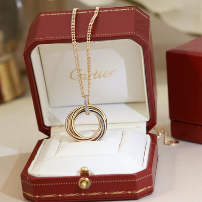 [⭐JeweliWhal]TRINITY MEDIUM  DIAMONDS NECKLACE