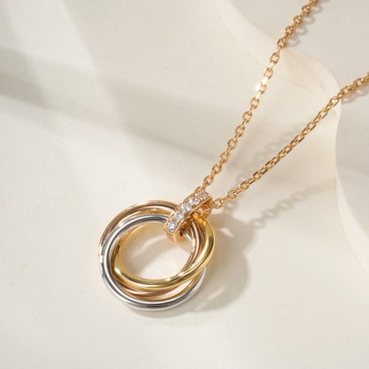 [⭐JeweliWhal]TRINITY MEDIUM  DIAMONDS NECKLACE