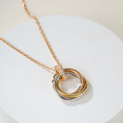 [⭐JeweliWhal]TRINITY MEDIUM  DIAMONDS NECKLACE