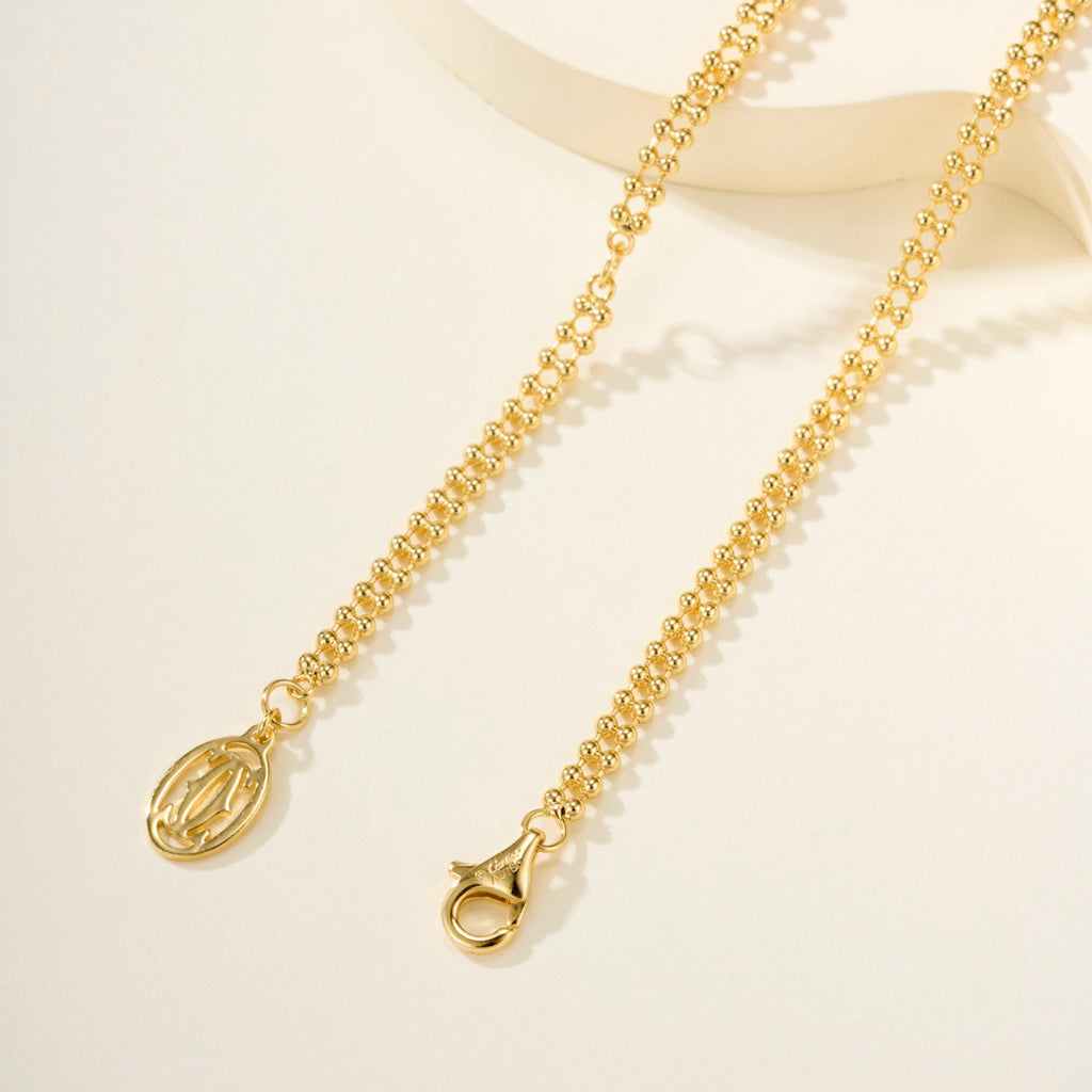 [⭐JeweliWhal]TRINITY LARGE FULL DIAMOND  NECKLACE