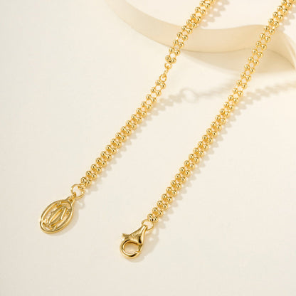 [⭐JeweliWhal]TRINITY LARGE FULL DIAMOND  NECKLACE