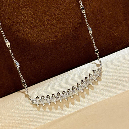 [⭐JeweliWhal]CLASH  SMALL FULL DIAMOND NECKLACE