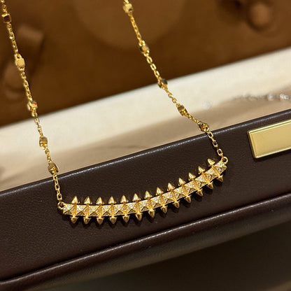 [⭐JeweliWhal]CLASH  SMALL FULL DIAMOND NECKLACE