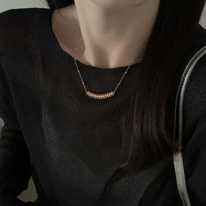 [⭐JeweliWhal]CLASH  SMALL FULL DIAMOND NECKLACE