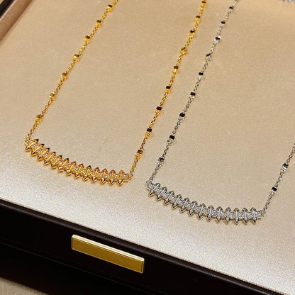 [⭐JeweliWhal]CLASH  SMALL FULL DIAMOND NECKLACE
