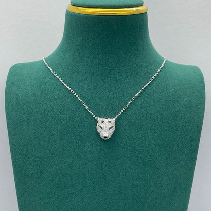 [⭐JeweliWhal]PANTHERE FULL DIAMOND NECKLACE