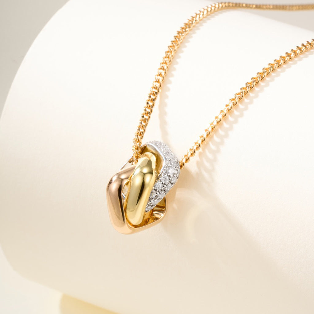 [⭐JeweliWhal]TRINITY CUSHION NECKLACE COLLECTION