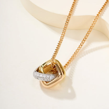 [⭐JeweliWhal]TRINITY CUSHION NECKLACE COLLECTION