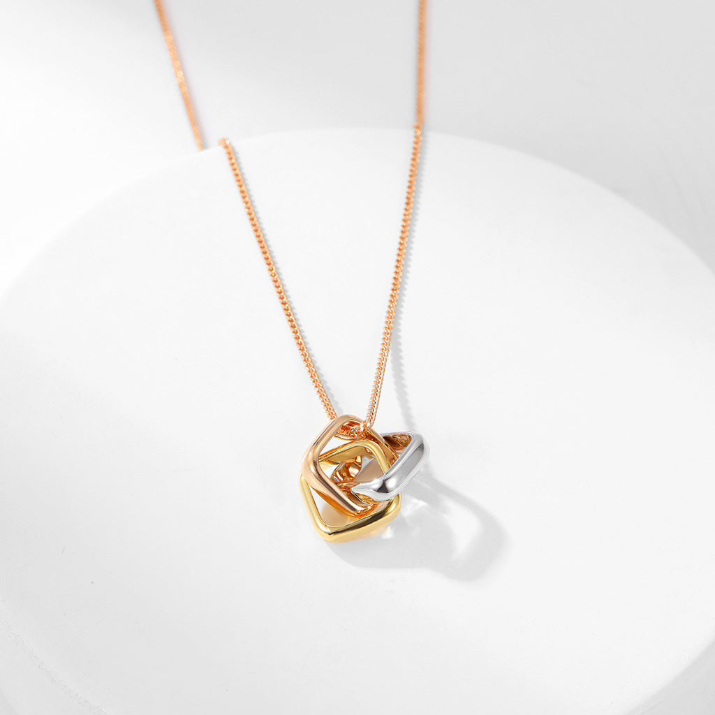 [⭐JeweliWhal]TRINITY CUSHION NECKLACE COLLECTION