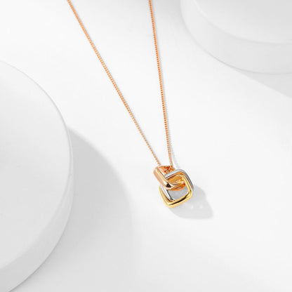 [⭐JeweliWhal]TRINITY CUSHION NECKLACE COLLECTION