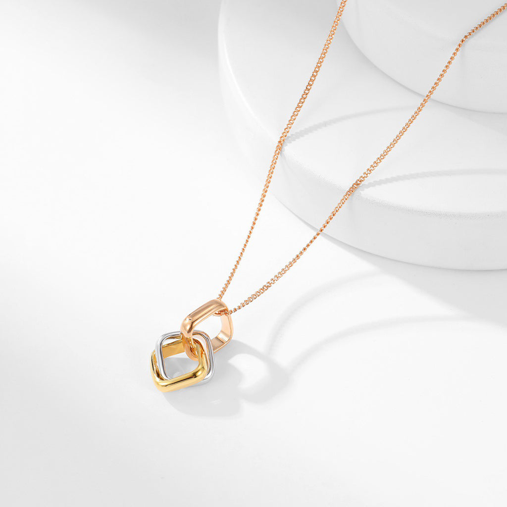 [⭐JeweliWhal]TRINITY CUSHION NECKLACE COLLECTION