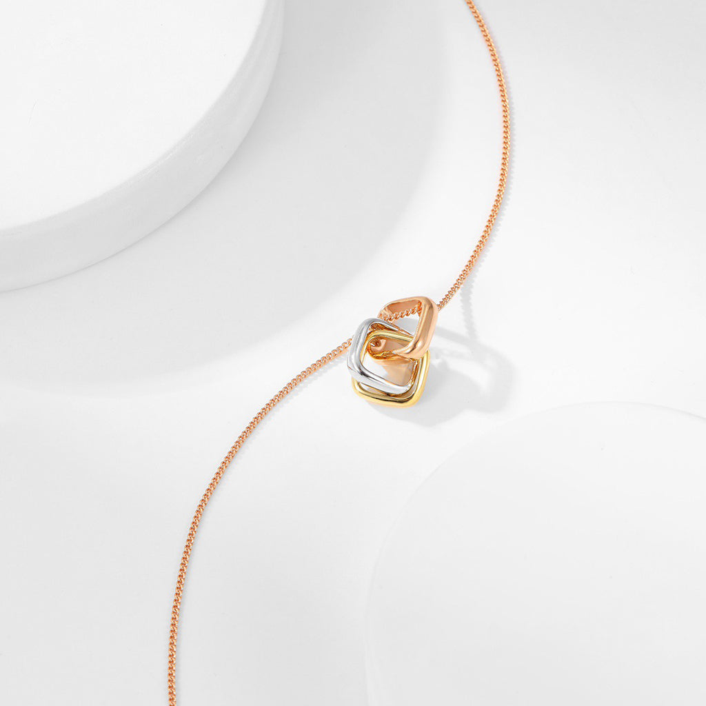 [⭐JeweliWhal]TRINITY CUSHION NECKLACE COLLECTION