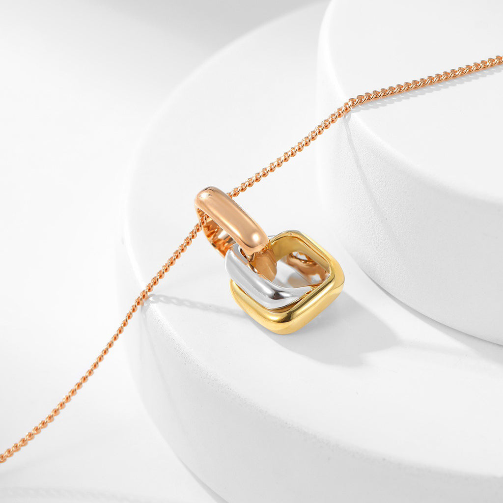 [⭐JeweliWhal]TRINITY CUSHION NECKLACE COLLECTION