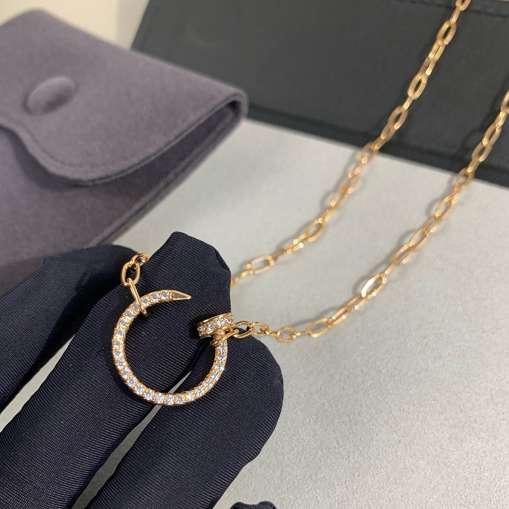 [⭐JeweliWhal]JUSTE NECKLACE FULL DIAMONDS