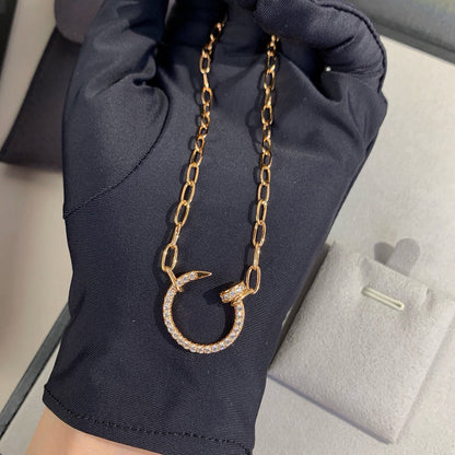[⭐JeweliWhal]JUSTE NECKLACE FULL DIAMONDS